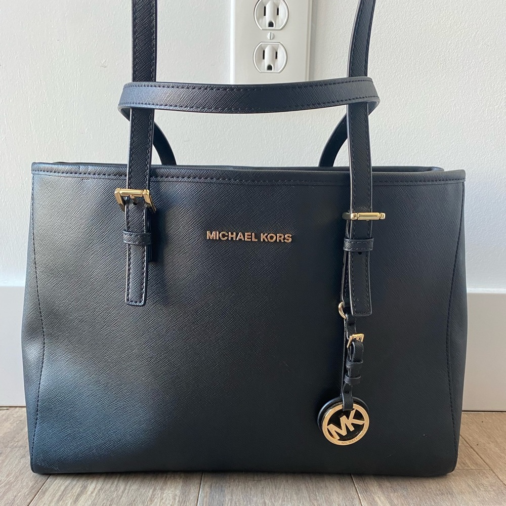 Large black Michael Kors tote